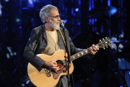 Hall of Fame Inductee Cat Stevens performs at the 2014 Rock and Roll Hall of Fame Induction Ceremony on Thursday, April, 10, 2014 in New York. (Photo by Charlse Sykes/Invision/AP)