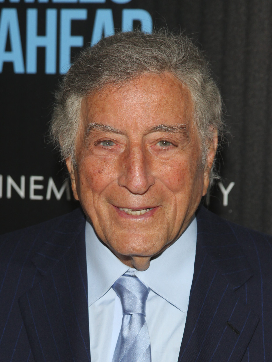 Tony Bennett attends the special screening of "Miles Ahead" at Metrograph on Wednesday, March 23, 2016, in New York. (Photo by Andy Kropa/Invision/AP)