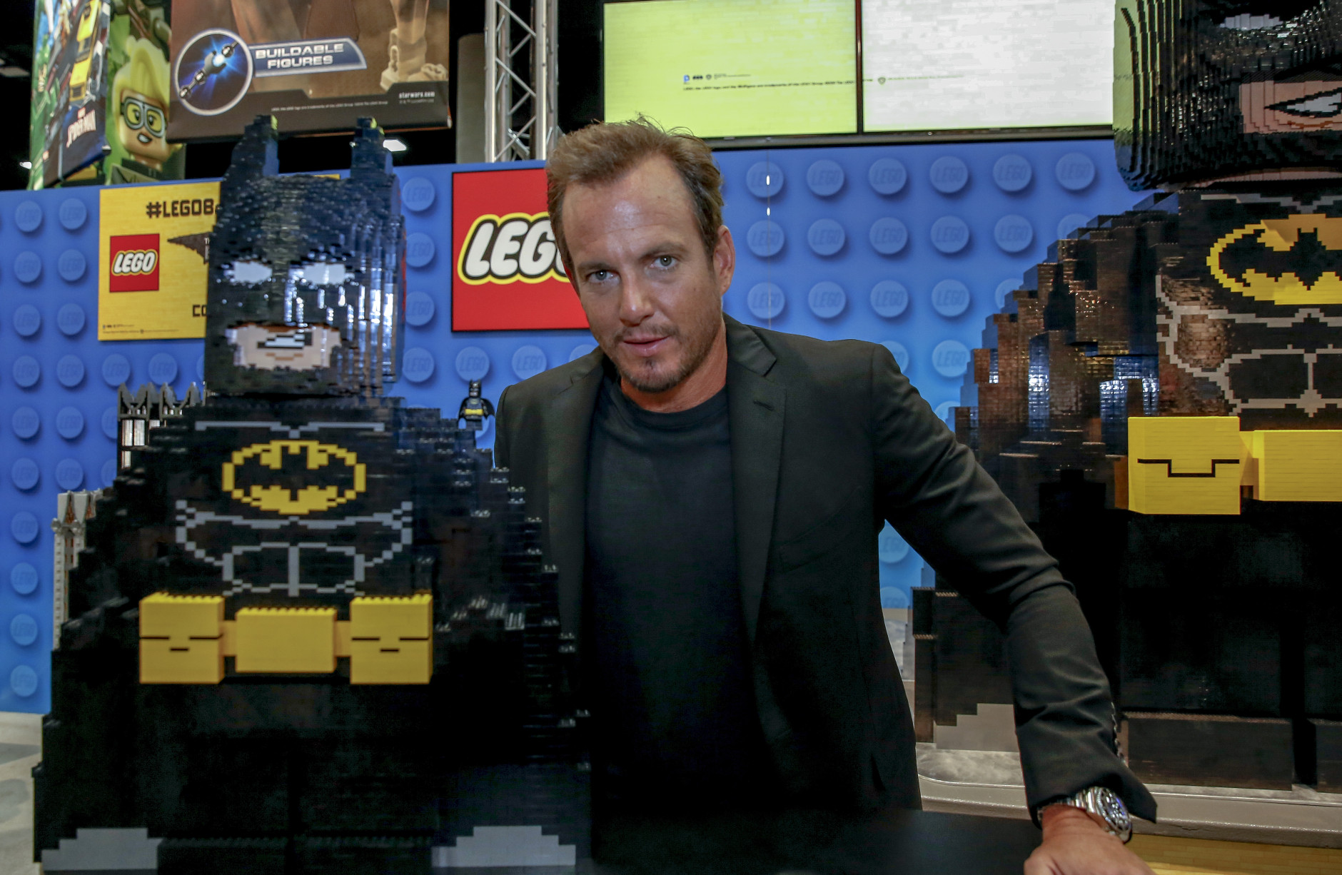 Will Arnett star of The LEGO Batman Movie makes an appearance at the LEGO booth at Comic-Con International on Saturday, July 23, 2016, in San Diego, CA. (Photo by Christy Radecic/Invision for LEGO/AP Images)