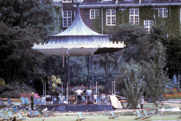 Six soldiers from the Royal Green jackets were killed by an IRA bomb under the Bandstand in Hyde Park, London, July 20, 1982, and a further 24 were injured. This bomb went off two hours after another bomb killed two soldiers and seven horses of the Queens Household Cavalry. (AP Photo/Staff/Kemp)
