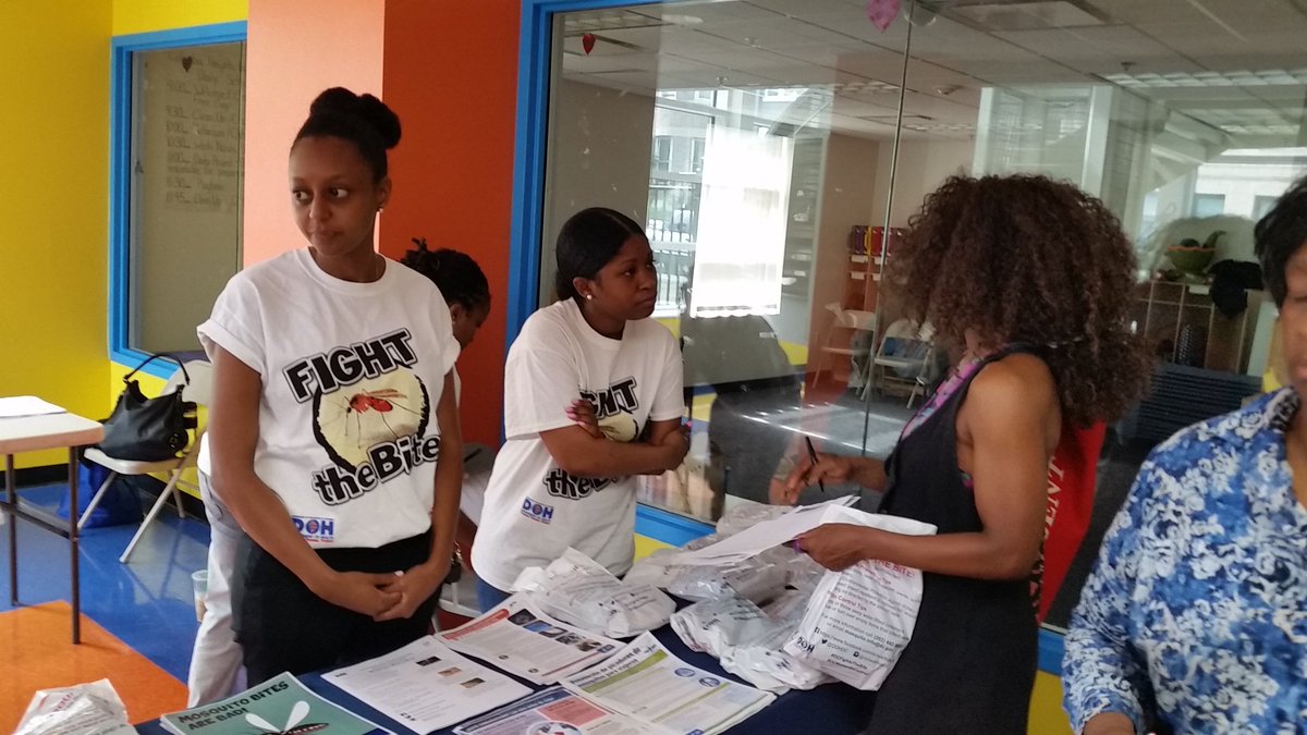 Columbia Heights Community Center in D.C. is one of several sites hosting round two of the Fight the Bite campaign on Saturday, July 16, 2016. (WTOP/Kathy Stewart)