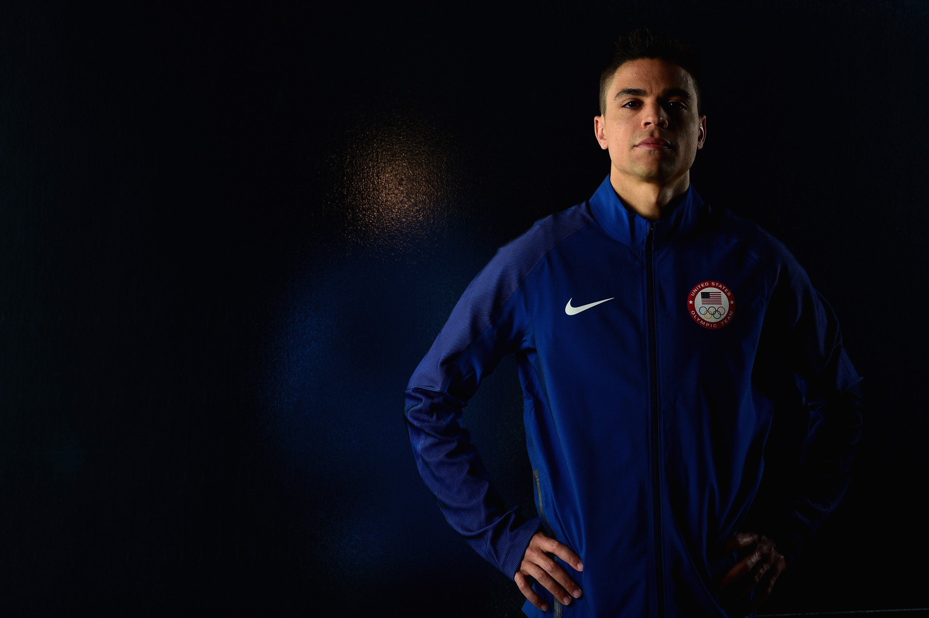 LOS ANGELES, CA - NOVEMBER 18:  Track and field athlete Matt Centrowitz poses for a portrait at the USOC Rio Olympics Shoot at Quixote Studios on November 18, 2015 in Los Angeles, California.  (Photo by Harry How/Getty Images)