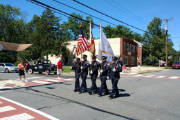 The Prince George's County Sheriff's office shared photos on Twitter from the Fourth of July parade in Laurel, Md., on Saturday. (Twitter/Prince George's County Sheriff's Office)