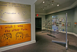 The "PostSecret: The Power of a Postcard" exhibit is displayed at the National Postal Museum through September 2017. (Courtesy Smithsonian Institution)