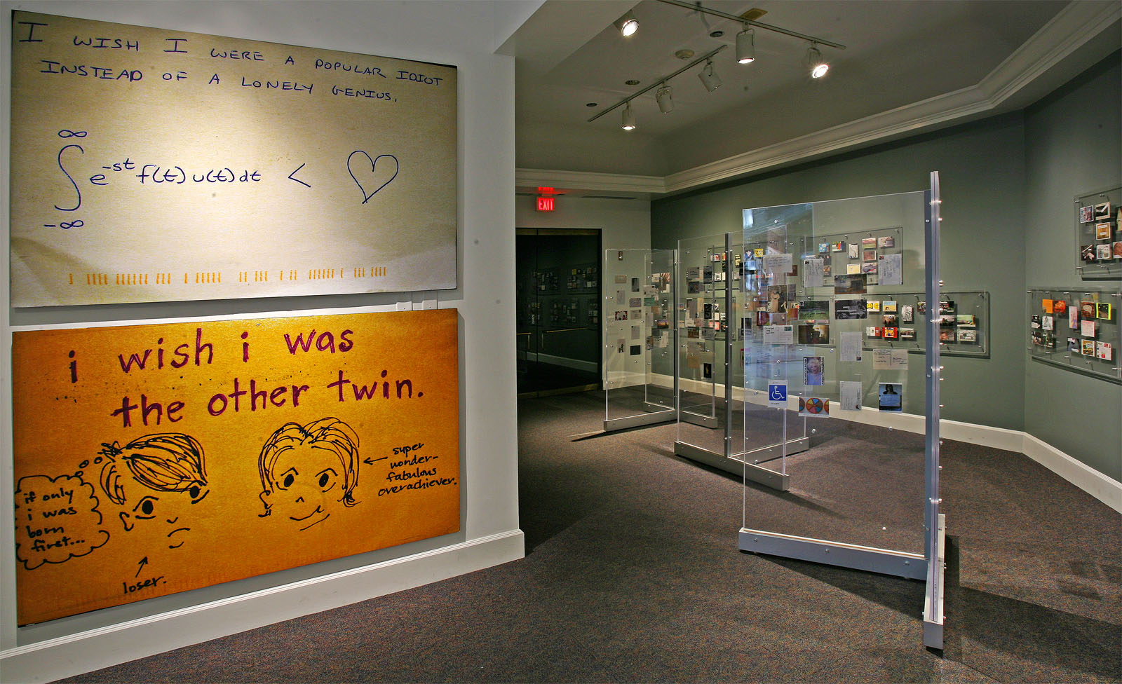 The "PostSecret: The Power of a Postcard" exhibit is displayed at the National Postal Museum through September 2017. (Courtesy Smithsonian Institution)