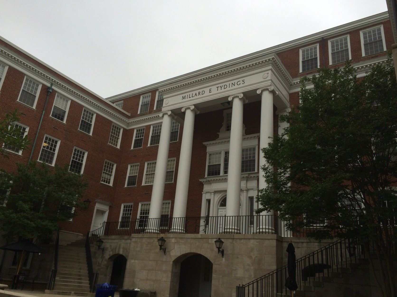 Tydings Hall at the University of Maryland, College Park. (WTOP/Nick Iannelli)