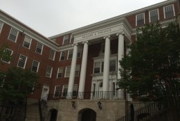 Tydings Hall at the University of Maryland, College Park. (WTOP/Nick Iannelli)