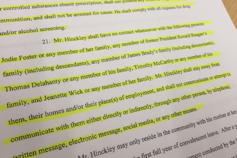 With freedom, Hinckley faces scrutiny of girlfriends, internet use