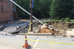 Scenes from the clean-up of Ellicott City after flash floods on July 30 ravaged the city's historic Main Street. (WTOP/Nick Iannelli)