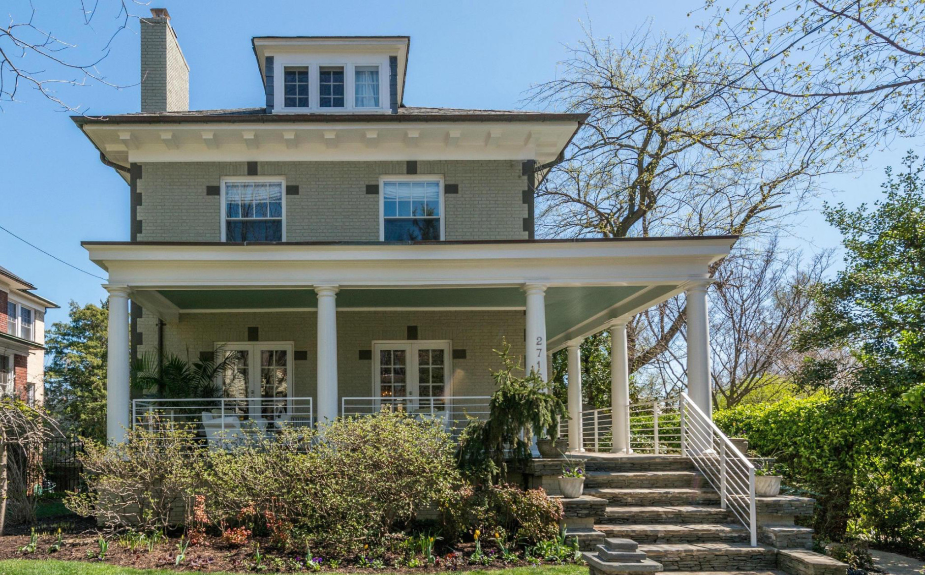 Built in 1926, the home at 2715 36th Place has five bedrooms and bathrooms.