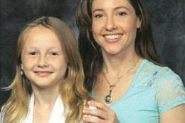 This undated photo provided by the Universal Church Directories shows Jessica Watsula and her daughter Sarah. A catastrophic storm Saturday, July 30, 2016, that ripped through Ellicott City, Md., claimed the lives Jessica Watsula and Joseph Blevins, whose cars were swept into the Patapsco River's raging waters. (Universal Church Directories via AP)