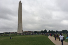 Elevator problems have closed the Washington Monument Wednesday. (WTOP/Michelle Basch)