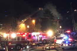 A Piney Branch Road apartment was engulfed in flames in a blast Wednesday night in Silver Spring, Md. Montgomery County Fire and Rescue Service released recordings of 911 calls made during the fire Friday. (WTOP/Keara Dowd)