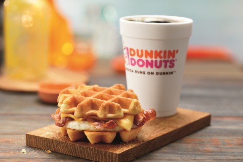 Dunkin’s new morning weapon: A Belgian Waffle egg sandwich