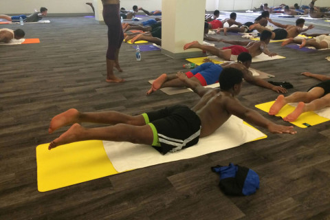 How DeMatha football team uses yoga, Pilates to beat the heat