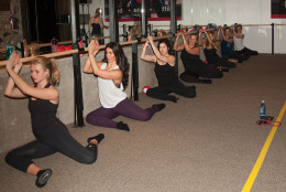 PARK CITY, UT - JANUARY 25:  Sundance goers attend Pure Barre Hosts Pop-up Studio - Day 3 - 2015 Park City on January 25, 2015 in Park City, Utah.  (Photo by Lily Lawrence/Getty Images for Pure Barre)