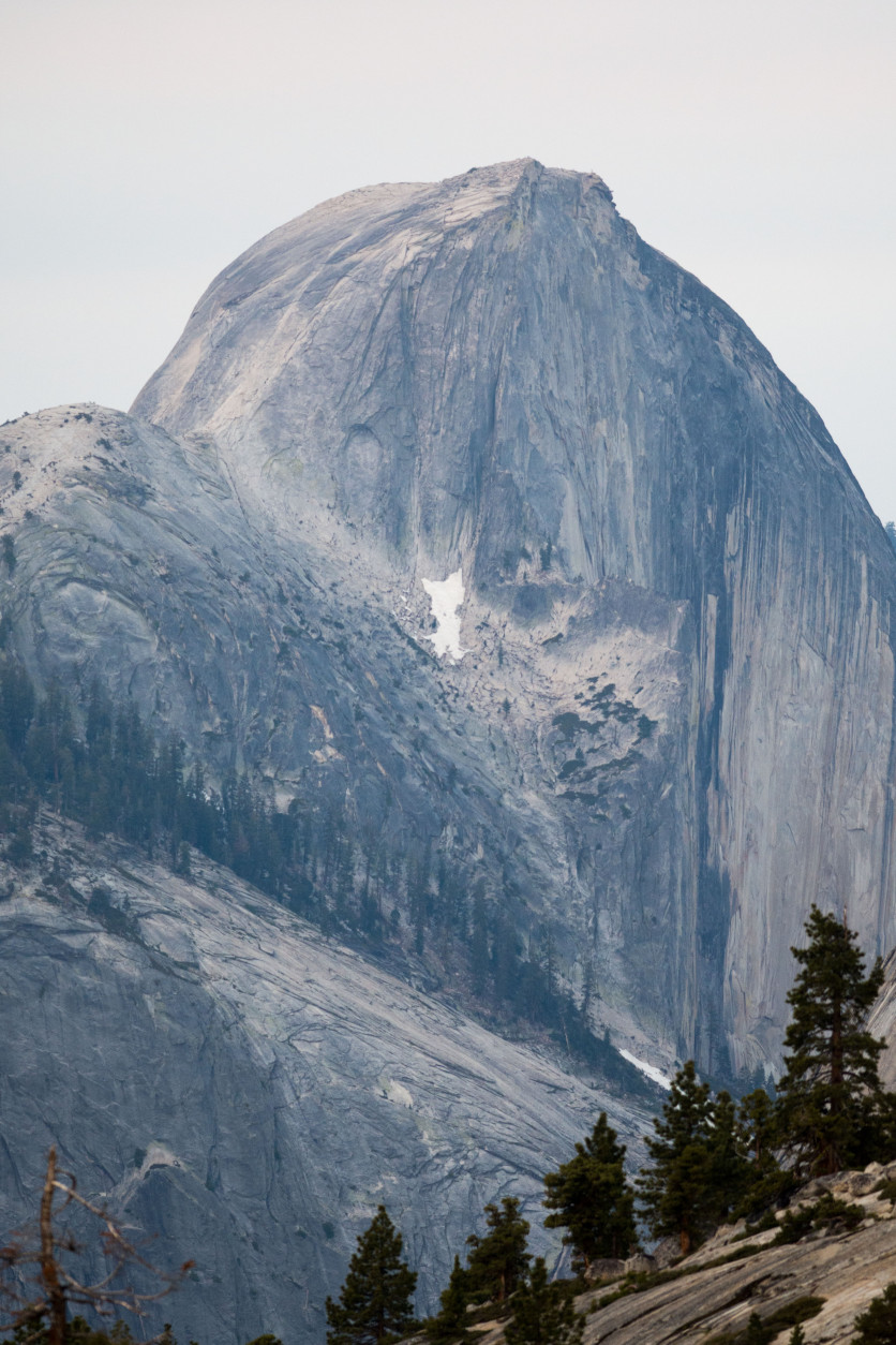 YOSEMITE NTL PARK, CA - JUNE 18: Half dome at seen from the east on June 18, 2016 in Yosemite National Park, California. President Barack Obama spoke to a crowd at Yosemite marking the centennial of the National Park Service which began on August 25, 1916. (Photo by David Calvert/Getty Images)