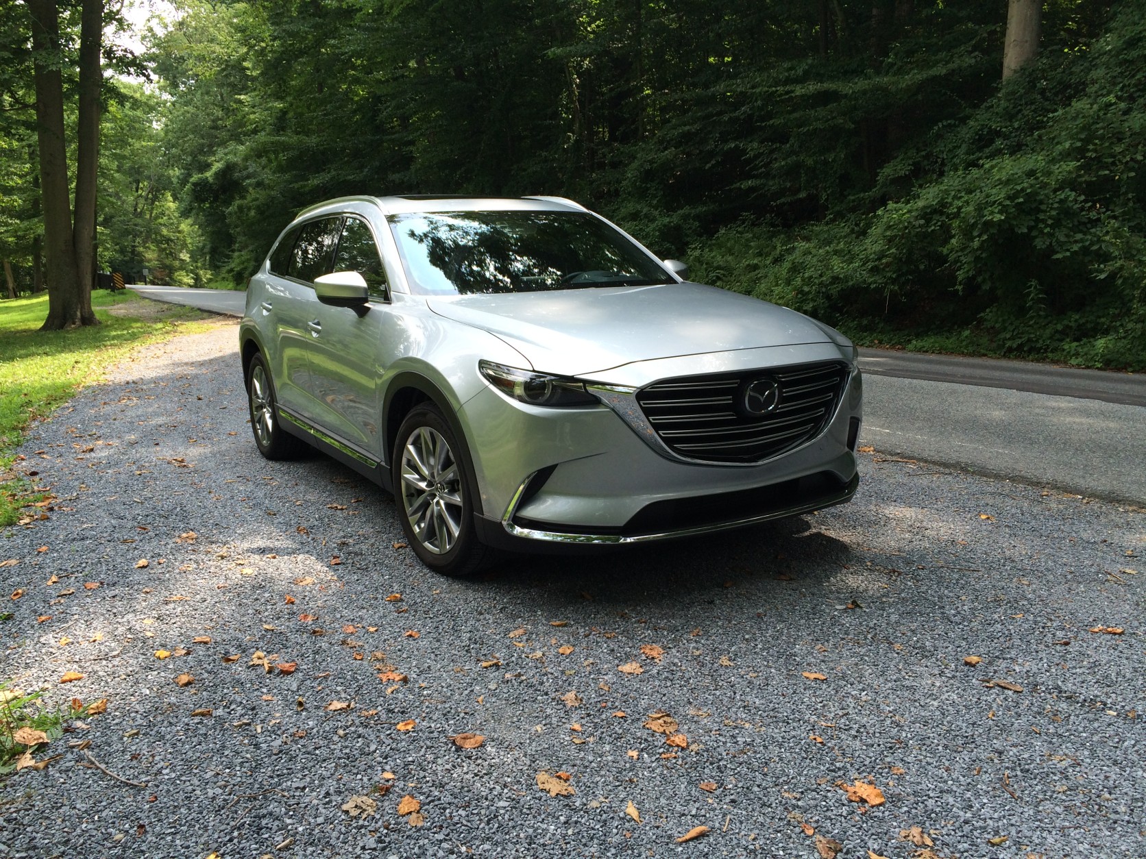 The outside of the Mazda CX-9 is impressive and different, and so is what’s under the hood. (WTOP/Mike Parris)