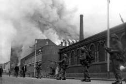 In 1969, British troops went to Northern Ireland to intervene in sectarian violence between Protestants and Roman Catholics. (AP Photo).