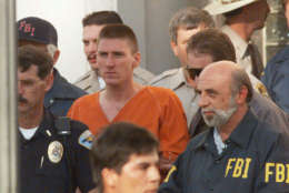 In 1997, an unrepentant Timothy McVeigh was formally sentenced to death for the Oklahoma City bombing.(AP Photo/David Longstreath, File)