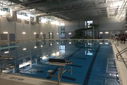 The school which cost $110 million to build can hold 2,200 students and is home to a state of the arts performing art center and a new county-run aquatic center. (Courtesy Colgan High School