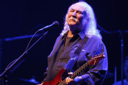 David Crosby performs onstage at a concert to defeat Prop. 32 at the Nokia Theatre on Wednesday, Oct. 3, 2012, in Los Angeles. (Photo by Todd Williamson/Invision/AP)