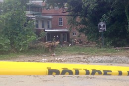 Some of the damage the flooding caused around Ellicott City, Maryland captured on Tuesday, Aug. 2, 2016. (WTOP/Megan Cloherty)