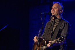 Kevin Costner &amp; Modern West perform at City Winery in New York, Monday, April 9, 2012. (AP Photo/Charles Sykes)
