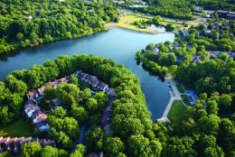 Lake Elkhorn, one of three man-made lakes in Columbia, Maryland, is a picturesque place that is a favorite for people who want to walk, run, bicycle, picnic or relax. (Courtesy Columbia Association)