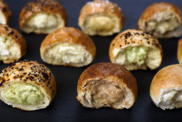 Bantam Bagels makes and sells bite-sized bagel balls, stuffed with cream cheese. The business started in New York's West Village and went national in September, 2016. (Photo by Karsten Moran, courtesy Bantam Bagels) 