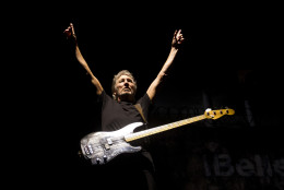 FILE - In this March 29, 2012 photo, bassist and singer Roger Waters, formerly of the English rock band Pink Floyd, performs in concert in Rio de Janeiro, Brazil. Goldenvoice Entertainment, a subsidiary of AEG Live, announced Tuesday, May 3, 2016, that Paul McCartney, the Rolling Stones, Waters, Neil Young, The Who and Bob Dylan will perform for Desert Trip, during a three-day concert, Oct. 7-9, at the desert grounds where the annual Coachella music festival is held in Indio, Calif. (AP Photo/Victor R. Caivano, File)
