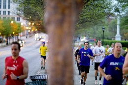 Held each July in Atlanta, the Peachtree Road Race is the largest 10K race in the world.  (AP Photo/David Goldman) 
