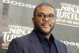Tyler Perry attends the world premiere of "Teenage Mutant Ninja Turtles: Out of the Shadows" at Madison Square Garden on Sunday, May 22, 2016, in New York. (Photo by Andy Kropa/Invision/AP)