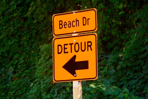Work on Beach Drive extended