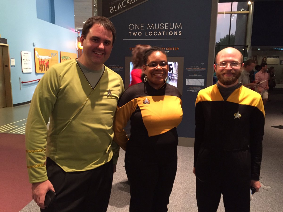 Trekkies attend the 50th anniversary celebration of the television series at the National Air and Space Museum. (WTOP/Michelle Basch)