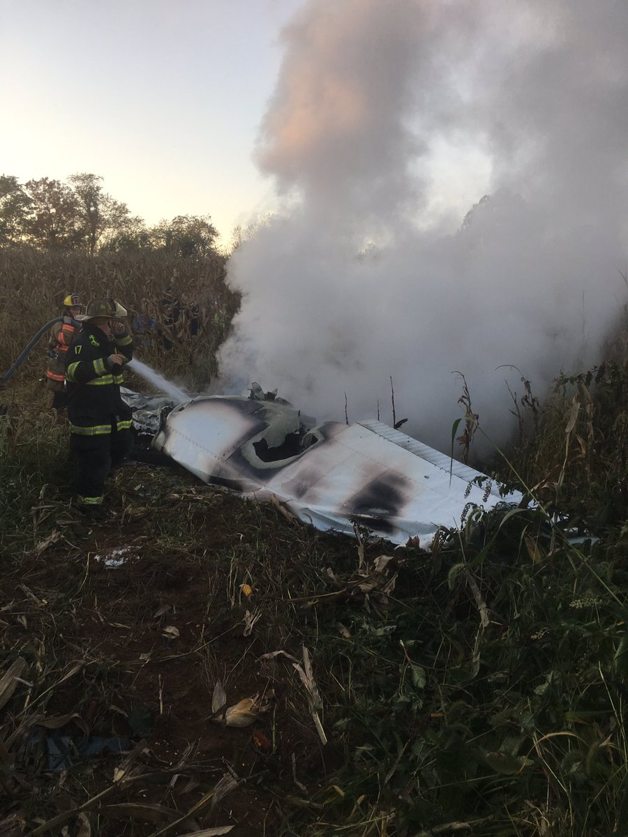 One person died in the plane crash near Davis Airport Tuesday evening. (Courtesy Pete Piringer)
