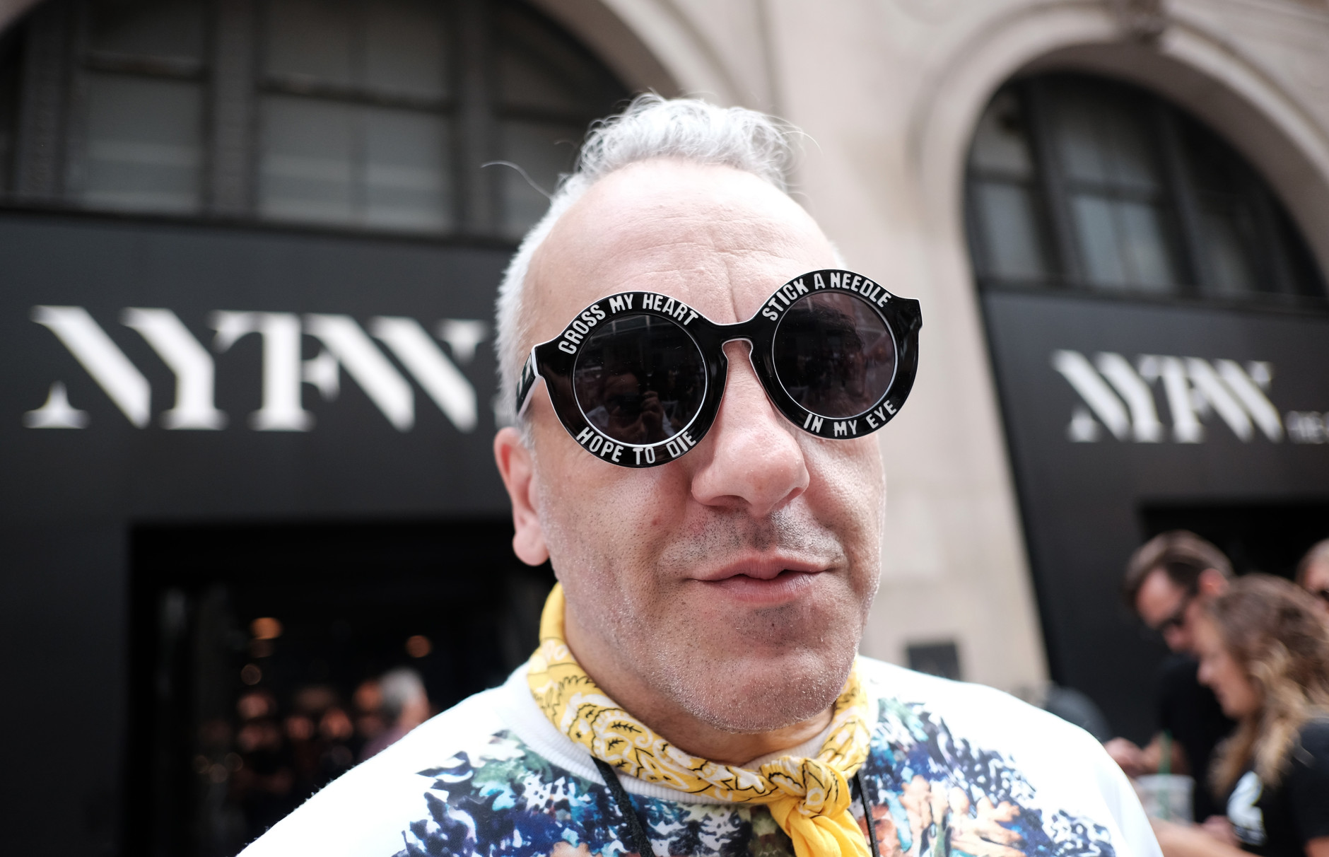 NEW YORK, NY - SEPTEMBER 09:  A view of a fashion week goer seen around New York Fashion Week: The Shows at Skylight at Moynihan Station on September 9, 2016 in New York City.  (Photo by Jason Kempin/Getty Images)