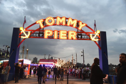 NEW YORK, NY - SEPTEMBER 09:  Guests enter the Tommy Pier at the #TOMMYNOW Women's Fashion Show during New York Fashion Week at Pier 16 on September 9, 2016 in New York City.  (Photo by Daniel Zuchnik/Getty Images for Tommy Hilfiger)