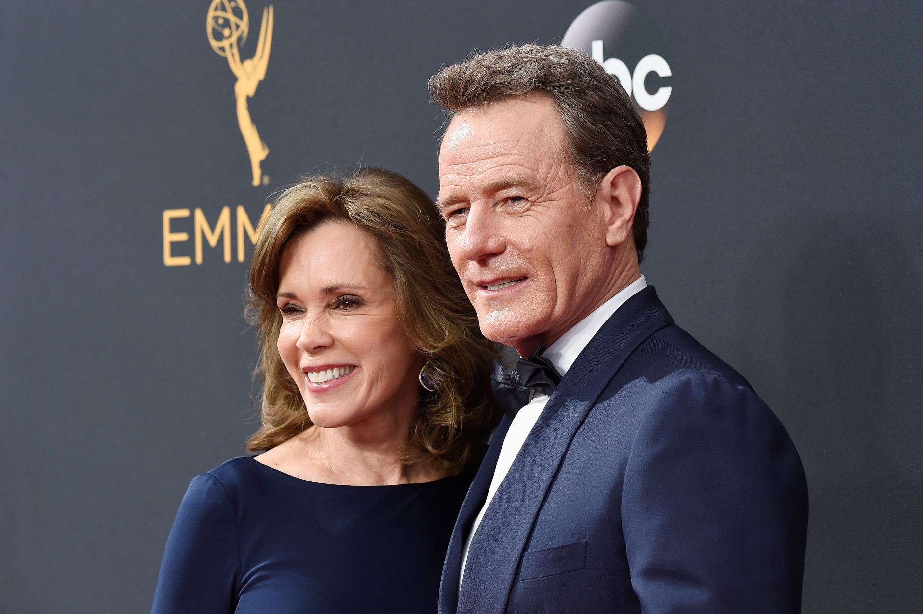 LOS ANGELES, CA - SEPTEMBER 18:  Actor Bryan Cranston (R) and Robin Dearden attend the 68th Annual Primetime Emmy Awards at Microsoft Theater on September 18, 2016 in Los Angeles, California.  (Photo by Frazer Harrison/Getty Images)