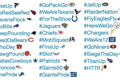 Ranking the new NFL hashtags from first to worst