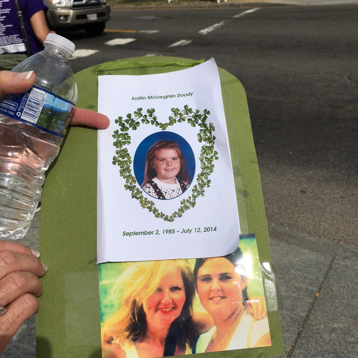 Jeanne Doody's daughter Kaitlin died from addiction. Doody says Kaitlin's addiction started when she started taking painkillers after getting a tumor removed from her leg. (WTOP/Liz Anderson)