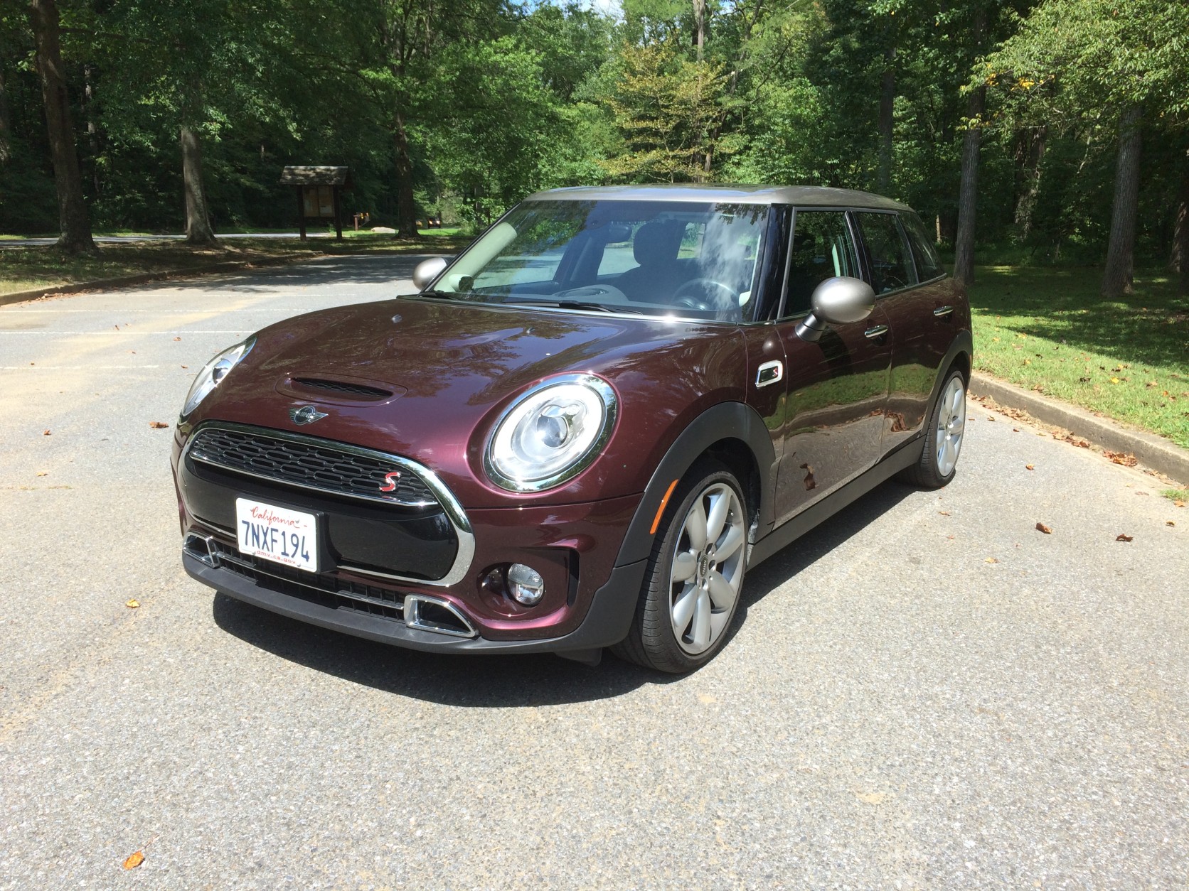 The handling on the Mini S Clubman is very good. (WTOP/Mike Parris)