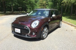 The handling on the Mini S Clubman is very good. (WTOP/Mike Parris)