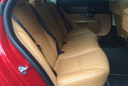 One thing the 2016 Jaguar XJL Portfolio fixes is rear seat leg room. Compared to the normal XJ, it adds an extra five inches or so. (WTOP/Mike Parris)