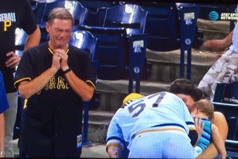 Father weeps in viral video after Pirates pitcher wins 1st MLB game