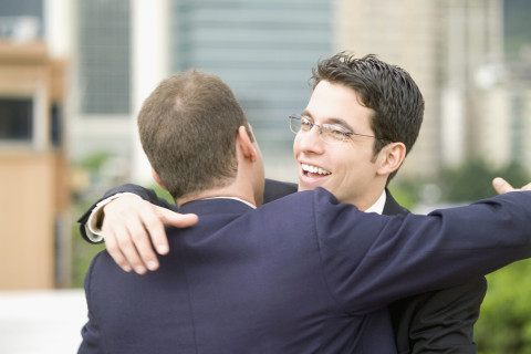 Hugging at work: OK or not OK?