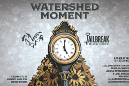 The two breweries say Watershed Moment is a hybrid of Jailbreak's Poor Righteous IPA and Flying Dog's Raging Bitch Belgian-Style IPA. (Courtesy Flying Dog Brewery)