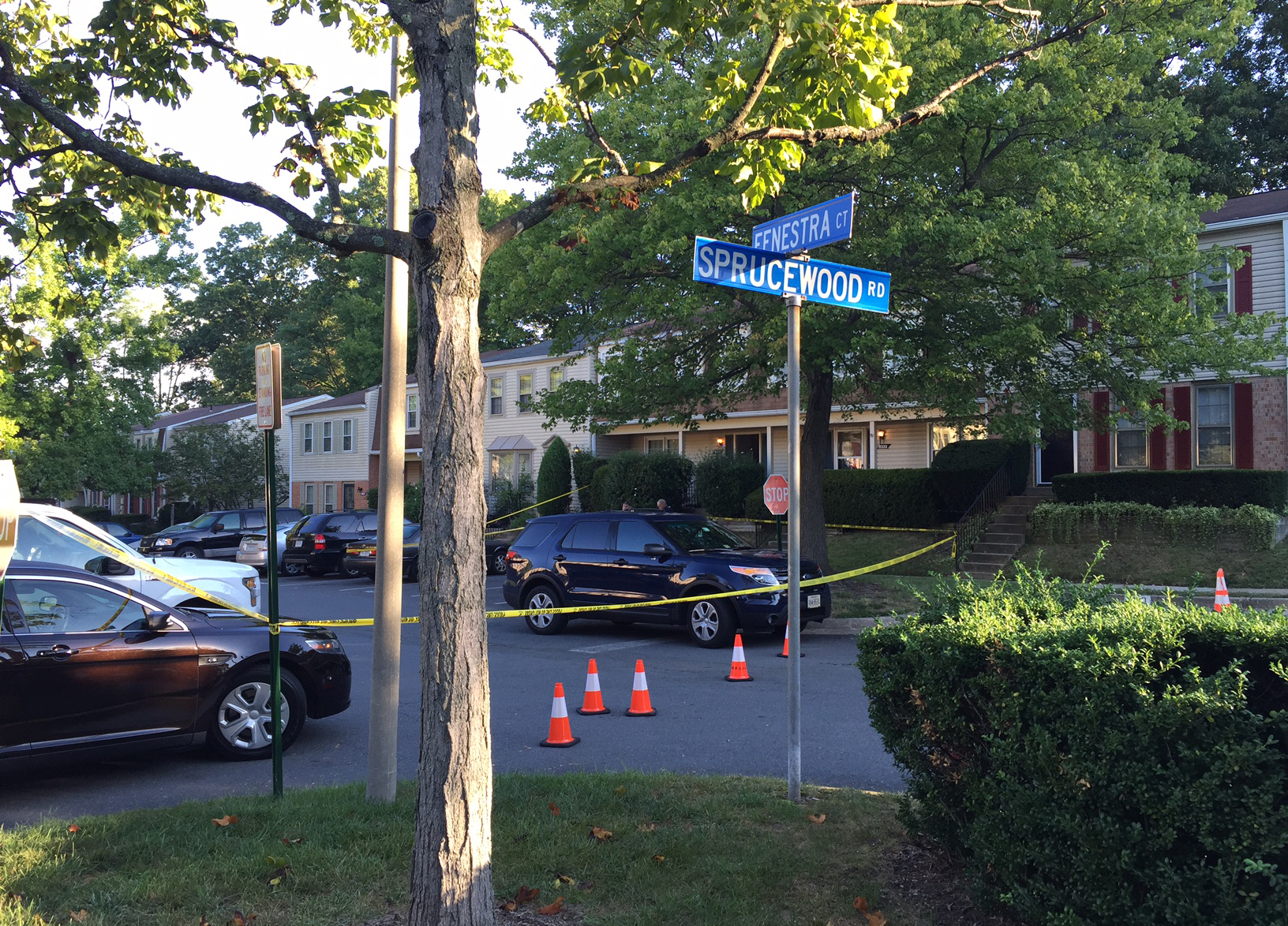 Fairfax County police are investigating two home invasions in Burke. (WTOP/Dennis Foley)