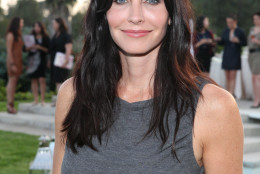 Courtney Cox attends the Beau Joie Champagne Art Of Elysium Dinner hosted by Rachel Bilson and held at David Arquette's home on Tuesday, June 28, 2011 in Beverly Hills, Calif. (Casey Rodgers/AP Images for InStyle)