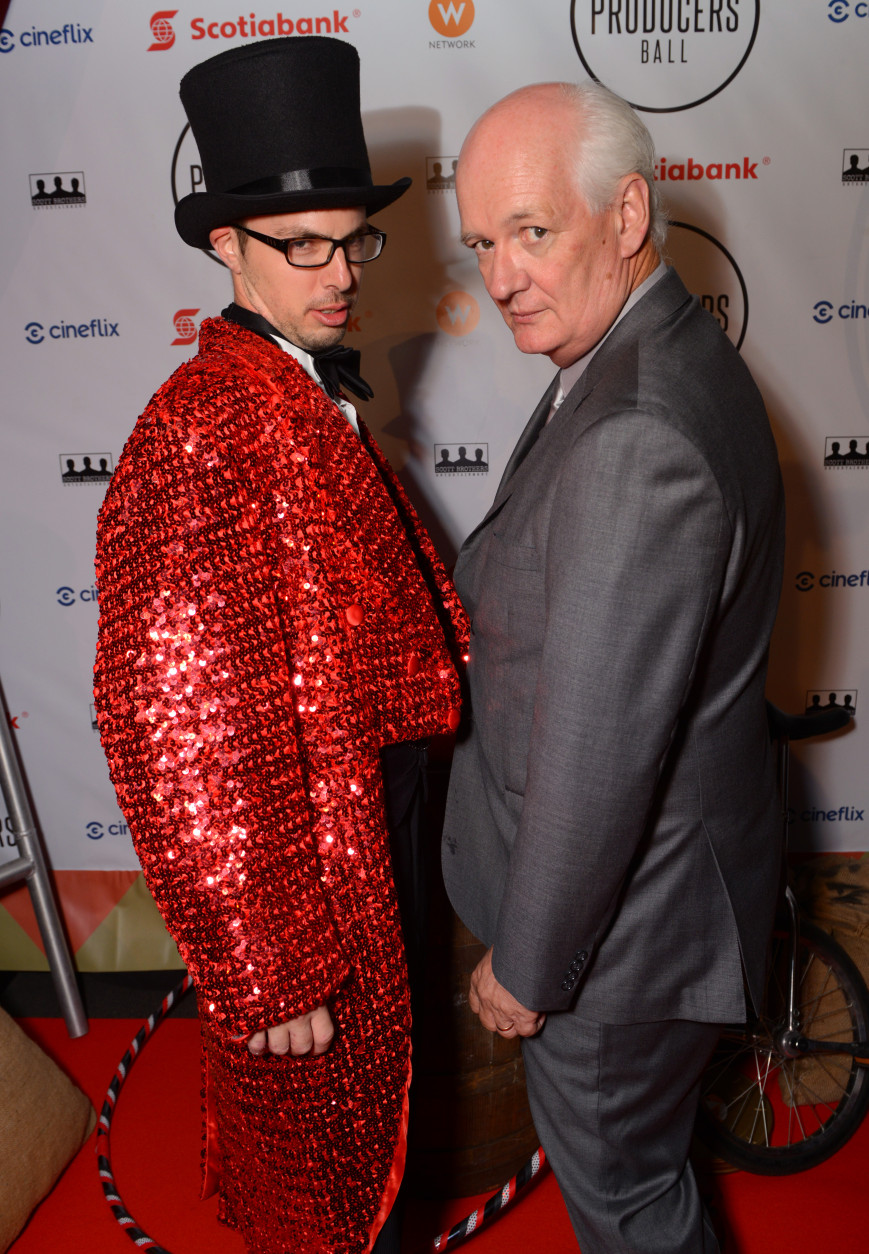 Colin Mochrie, right, attends the Producers Ball at the Royal Ontario Museum on Wednesday, Sept. 3, 2014, in Toronto. (Photo by Arthur Mola/Invision for Producers Ball/AP Images)